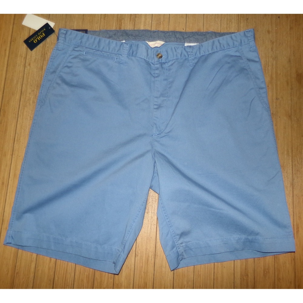 Polo Ralph Lauren Mens Classic Fit Chino Shorts Blue Stretch 44B NWT